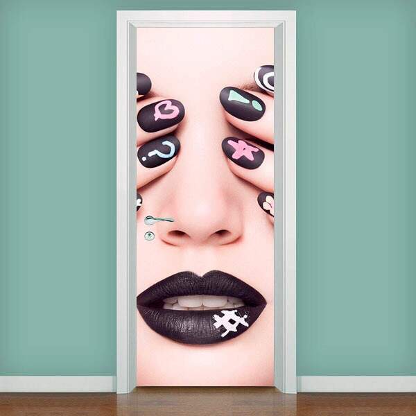Adesivo De Porta Beleza 39-93x210cm
