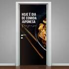 Adesivo De Porta Dia De Comida Japonesa-93x210cm