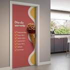 Adesivo De Porta Dia De Sorvete-83x210cm