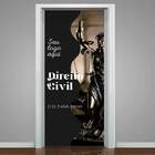 Adesivo De Porta Direito Civil-63x210cm