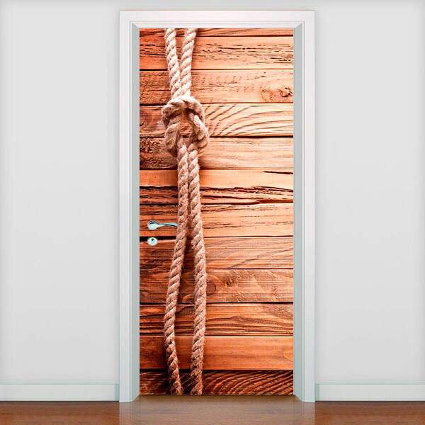 Adesivo De Porta Diversos Textura Madeira Modelo 06-73x210cm