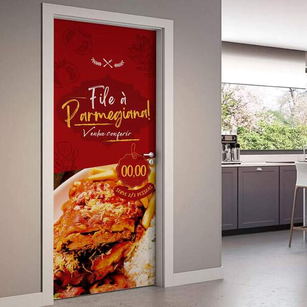 Adesivo De Porta File Á Parmegiana-93x210cm