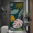 Adesivo De Porta Floral-63x210cm