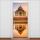 Adesivo De Porta Paisagens Taj Mahal-93x210cm