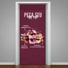 Adesivo De Porta Peça O Seu Açaí-83x210cm