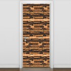 Adesivo De Porta Personalizado Tema Madeira Ap-mad-007