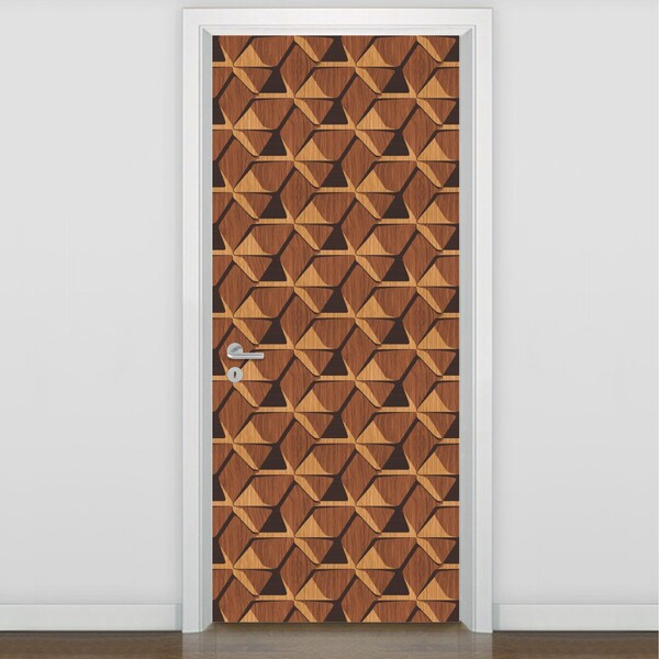 Adesivo De Porta Personalizado Tema Madeira Ap-mad-020