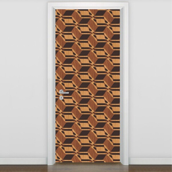 Adesivo De Porta Personalizado Tema Madeira Ap-mad-021