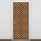 Adesivo De Porta Personalizado Tema Madeira Ap-mad-032