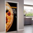 Adesivo De Porta Pizza Nunca Falha-83x210cm