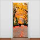 Adesivo De Porta Pontes E Estradas Central Park-83x210cm