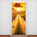 Adesivo De Porta Pontes E Estradas Porta Na Rodovia-73x210cm