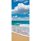 Adesivo De Porta Praia 10 93x213cm