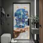 Adesivo De Porta Psicologia Intelectual-63x210cm