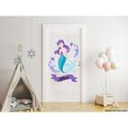 Adesivo De Porta Sereia Personalizada Mod01 Medidas:42 X 50 Cm