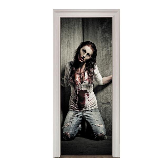 Adesivo De Porta Terror R009
