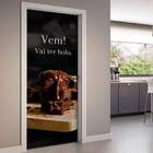 Adesivo De Porta Vem Vai Ter Bolo-93x210cm