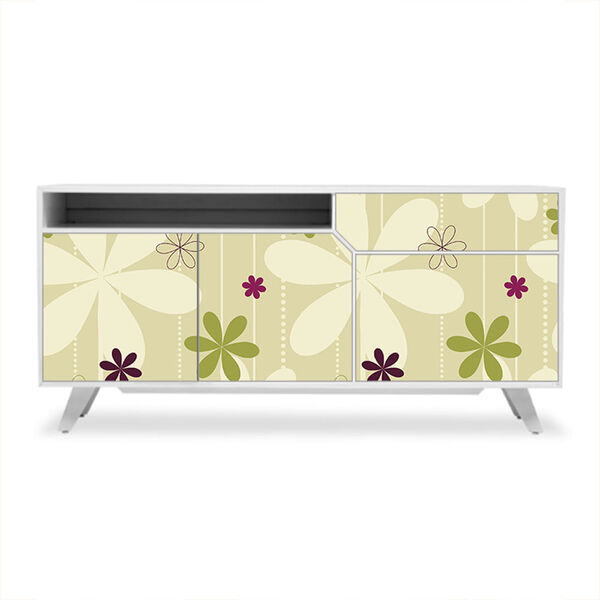 Adesivo De Revestimento Móveis - Floral - Flores - 706rev