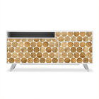 Adesivo De Revestimento Móveis - Geométrico - Madeira - 477rev