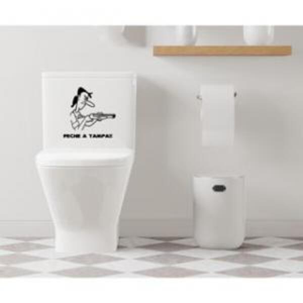 Adesivo De Vaso Sanitário Feche A Tampa Mod01