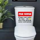 Adesivo De Vaso Sanitário Por Favor