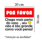 Adesivo De Vaso Sanitário Por Favor