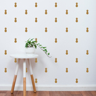 Adesivo Decorativo Abacaxi 60x30cm Dourado