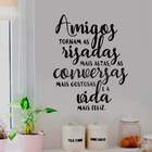 Adesivo Decorativo Amigos Tornam A Vida Mais Feliz-g 75x60cm