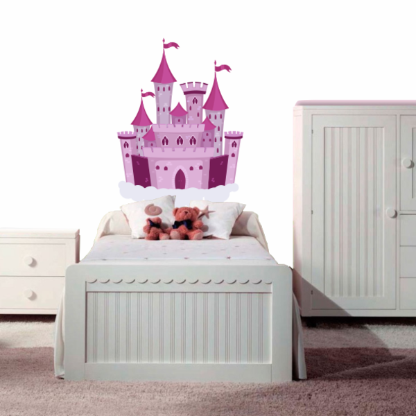 Adesivo Decorativo Cabeceira De Cama - Castelo Adci-001