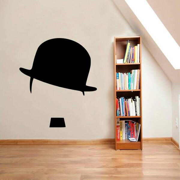 Adesivo Decorativo Charlie Chaplin-eg 85x98cm