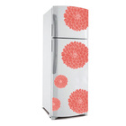 Adesivo Decorativo De Geladeira - Flores - 202glp