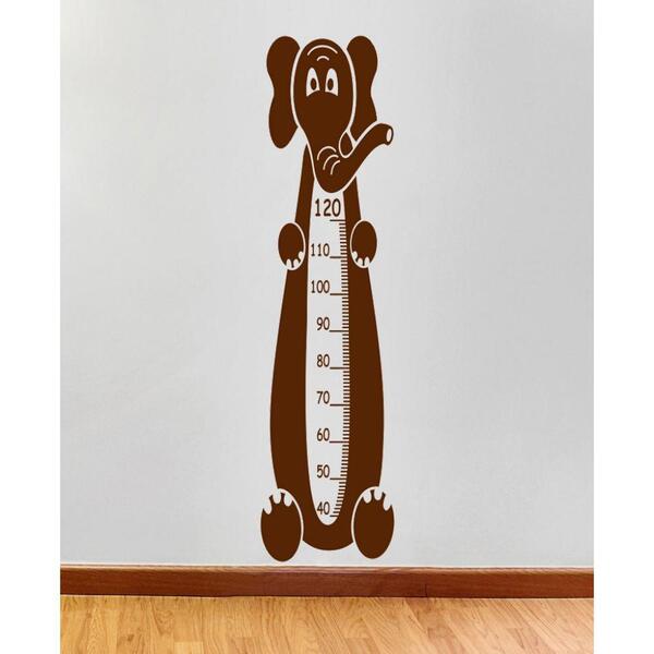 Adesivo Decorativo De Infantil Elefante Régua De