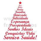 Adesivo Decorativo De Natal Árvore Dos Desejos-m 65x75cm