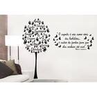 Adesivo Decorativo De Parede Combo Árvore Com Frases