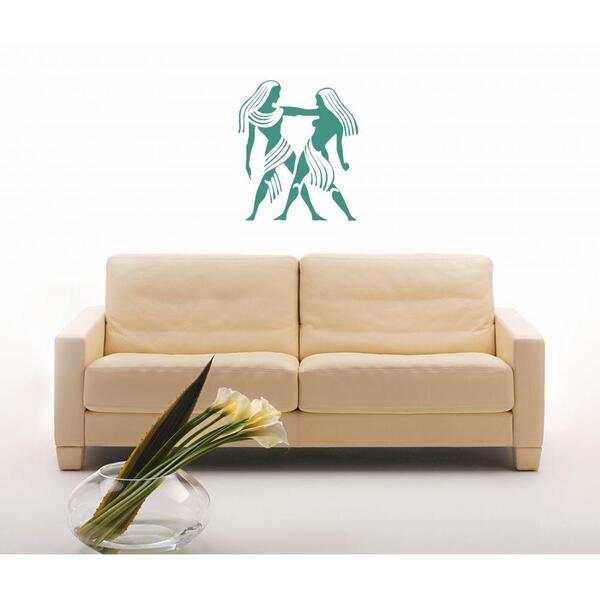 Adesivo Decorativo De Parede De Signos Gêmeos