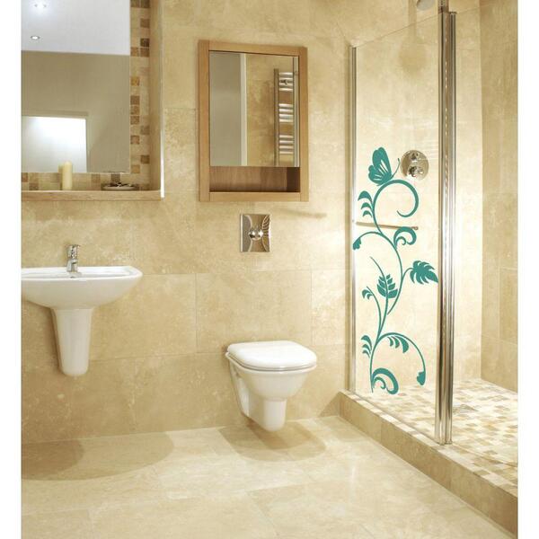 Adesivo Decorativo De Parede Floral Borboletas