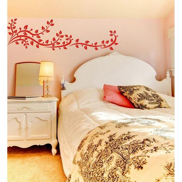 Adesivo Decorativo De Parede Floral Planta Para Jardins