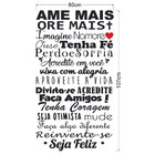 Adesivo Decorativo De Parede Frase Ame Mais Ore Mais Amigos