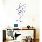 Adesivo Decorativo De Parede Frase Palavra Foco Força E Fé