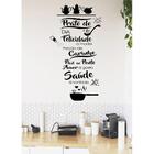Adesivo Decorativo De Parede Frase Prato Do Dia Pra Cozinha