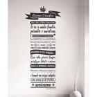 Adesivo Decorativo De Parede Frase Religião Divino Criador