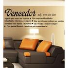 Adesivo Decorativo De Parede Frase Significado Vencedor