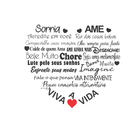 Adesivo Decorativo De Parede Frase Sorria Viva Ame A Vida