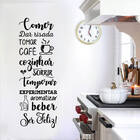 Adesivo Decorativo De Parede Frases Cozinha