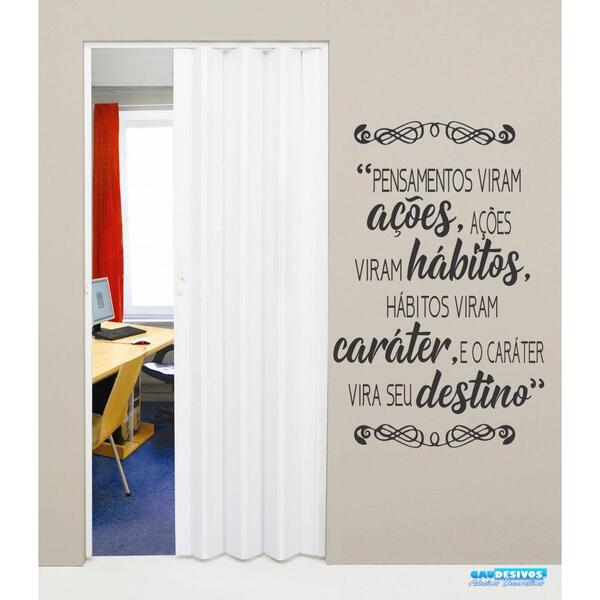 Adesivo Decorativo De Parede Frases Pensamentos Motivacional