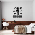 Adesivo Decorativo De Parede Gamer Quarto Adolescente Vídeo G