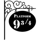 Adesivo Decorativo De Parede Harry Potter Plataforma 9 3/4