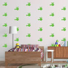 Adesivo Decorativo De Parede - Kit Com 30 Helicóptero - 033ka