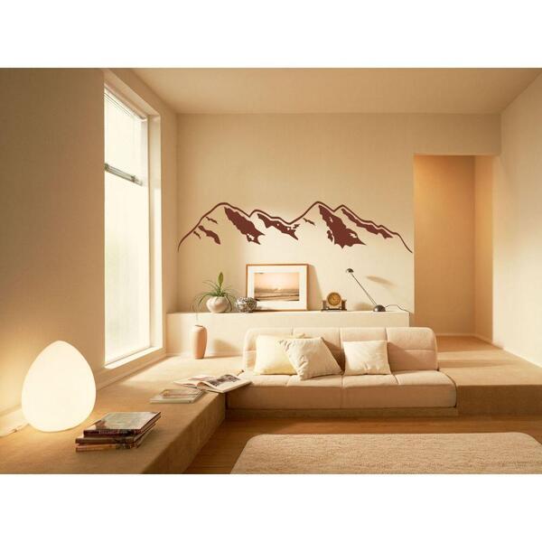 Adesivo Decorativo De Parede Montanhas No Deserto