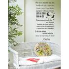 Adesivo Decorativo De Parede Oração Pai Nosso E Passaros